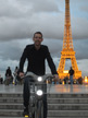 Mark on a rented Velib